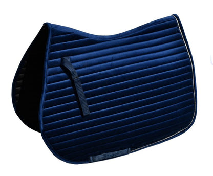 Rhinegold Diamante Channel Quilt GP Saddle Pad .