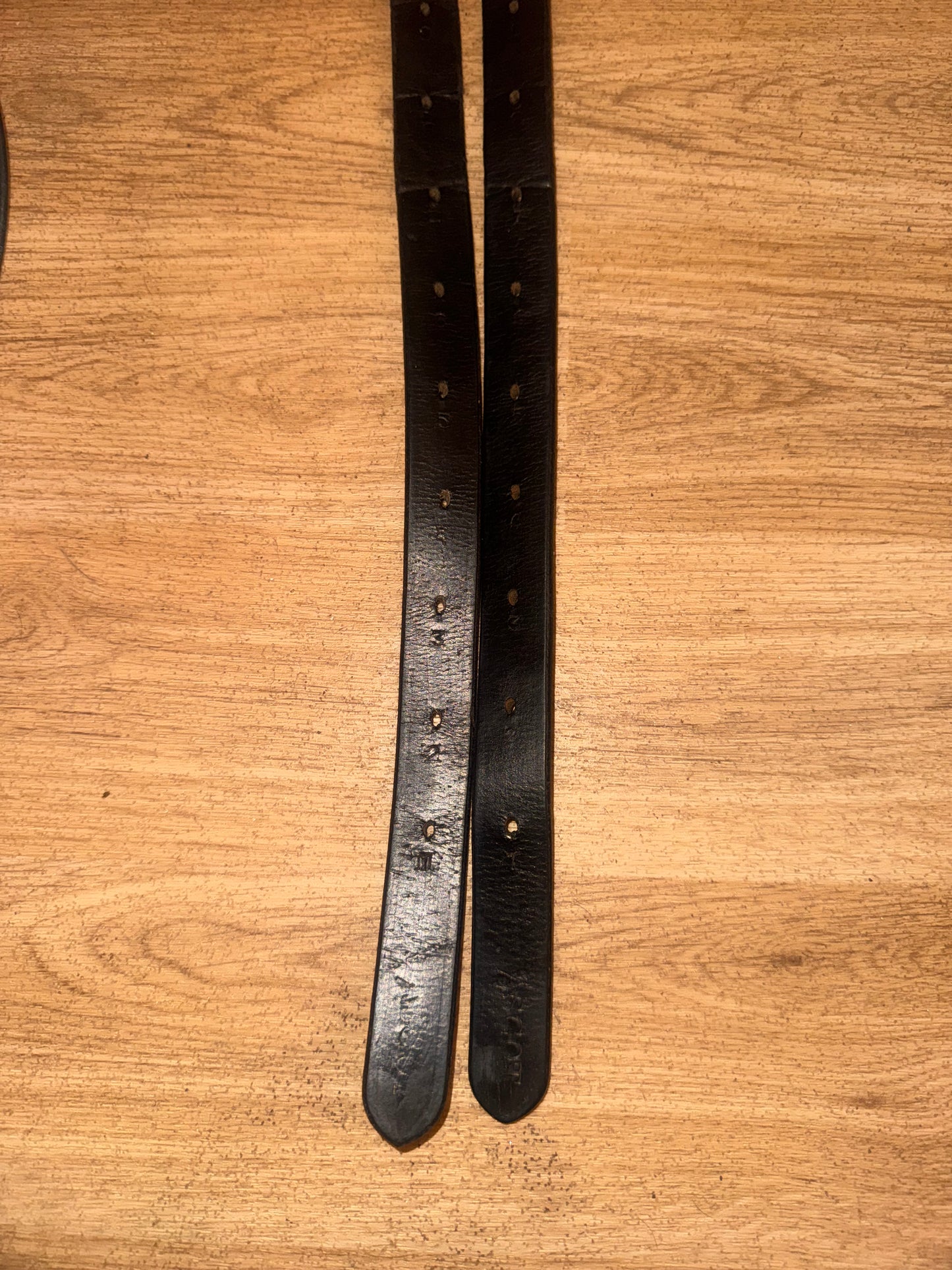 Ascot Black 50” Stirrup Leathers #71