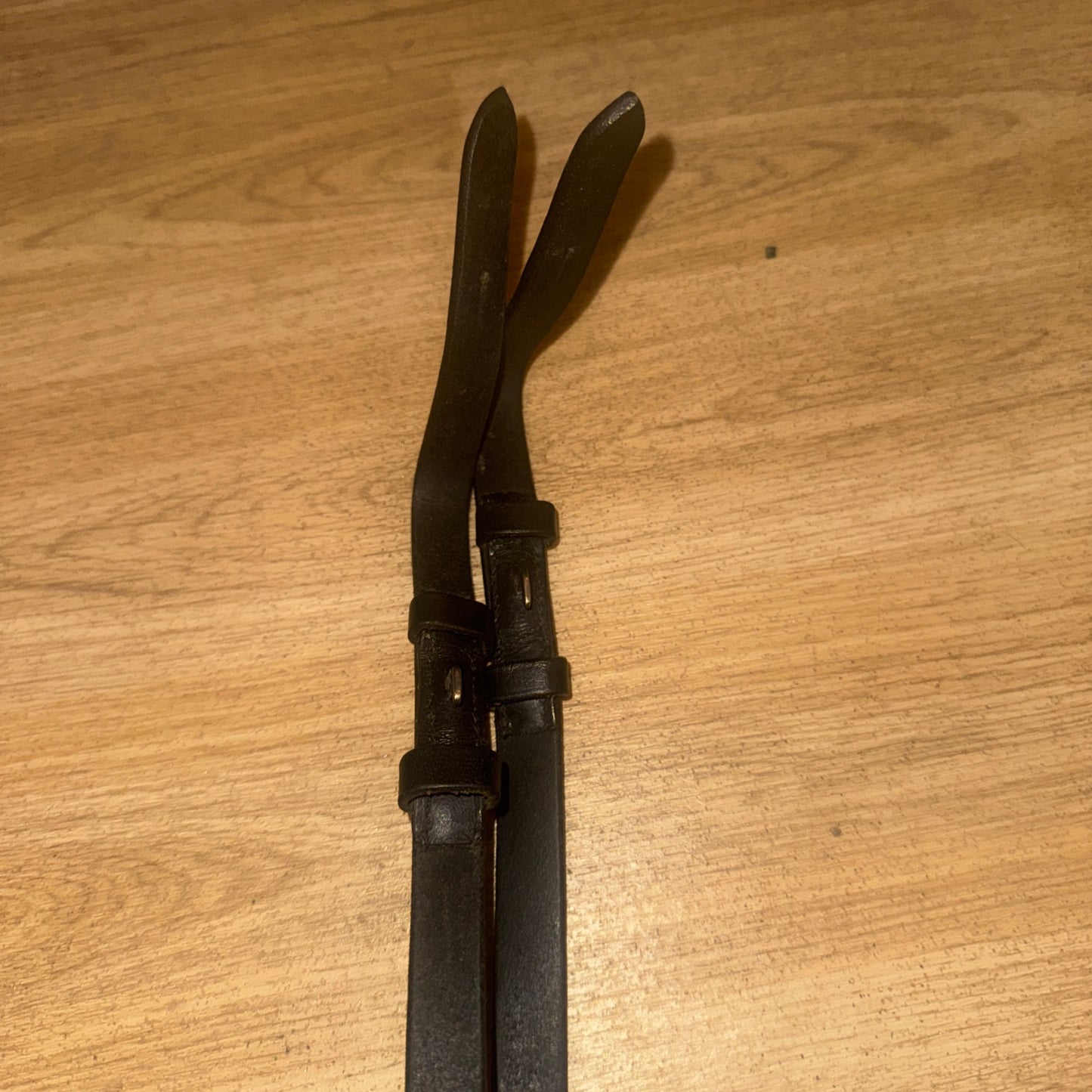 English Leather Rubber Grip Reins – Black – 62” XXF Extra Full #66