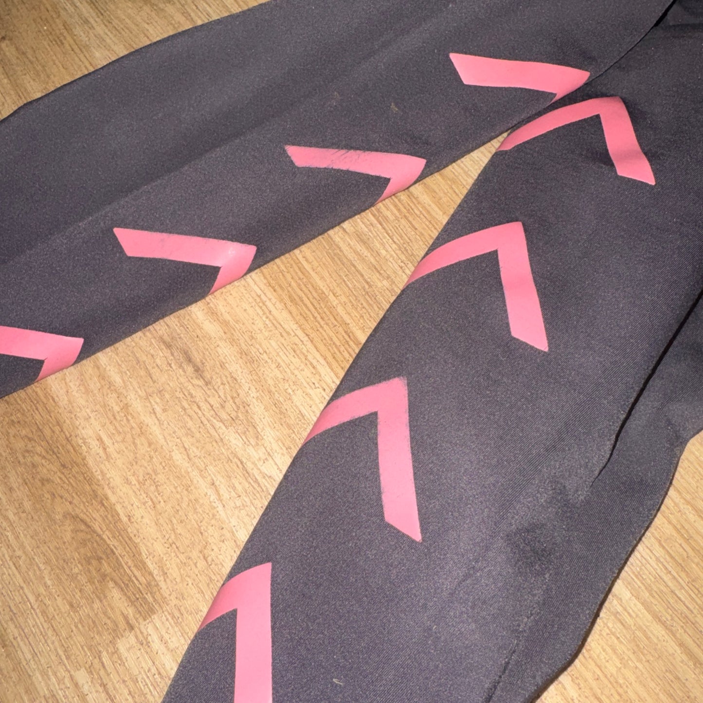 Firefoot Girls 22” 6/7yrs Pink Grey Horse Riding Tights | Second Hand Tack Rider