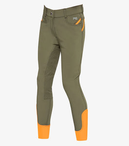 Premier Equine Diablo Junior Unisex Riding Breeches - Olive or Black
