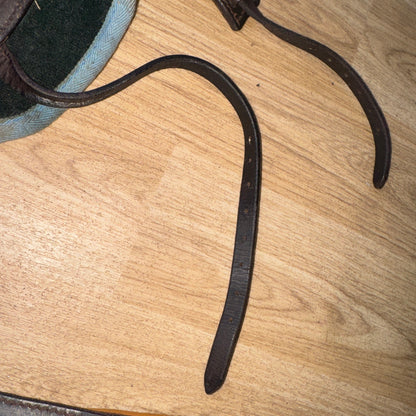 Full Size Leather & Felt Knee Boots | Traditional Second Hand Horse Pony Tack