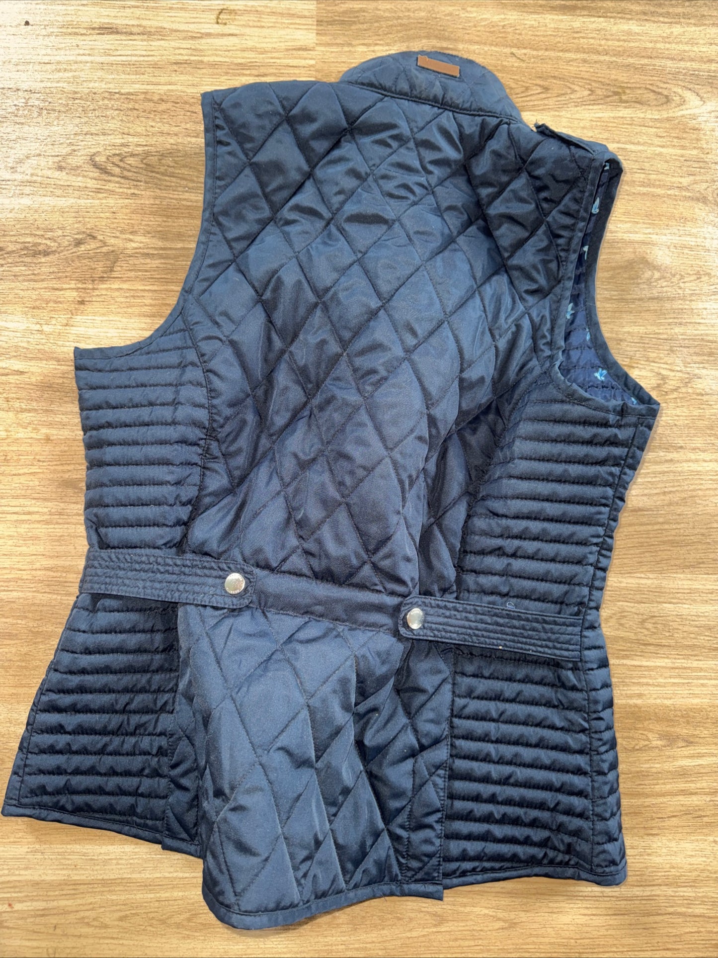 Regatta Navy Quilted Ladies Size 10 Gilet Waist Jacket Equestrian Country Dog