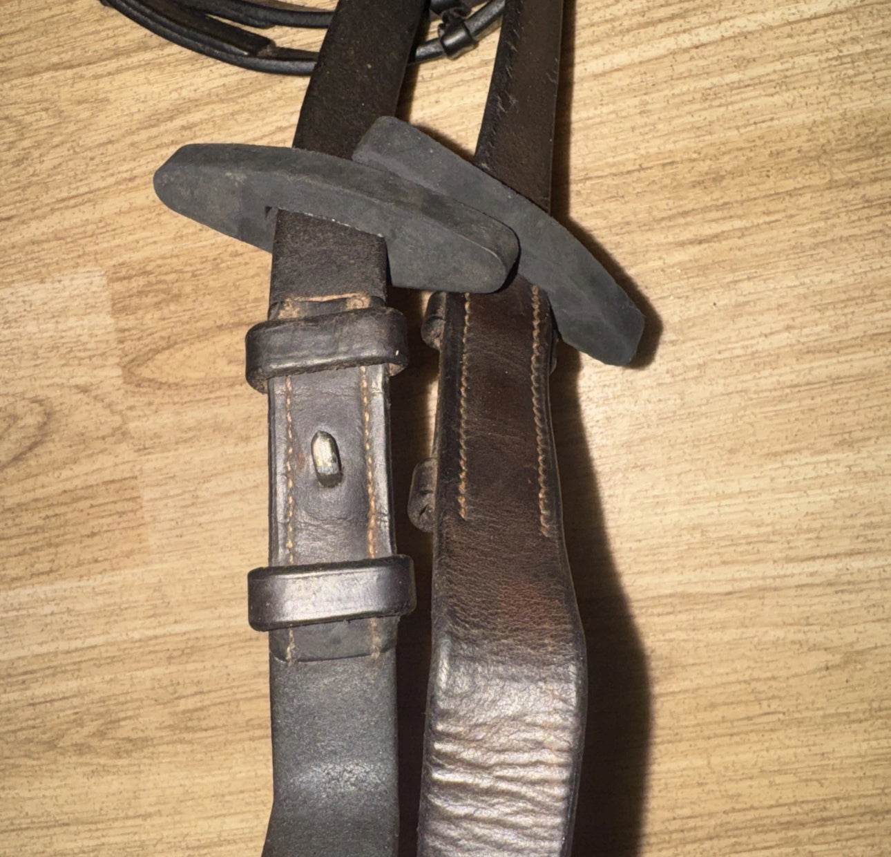 English Plain Leather Continental XF Reins #12