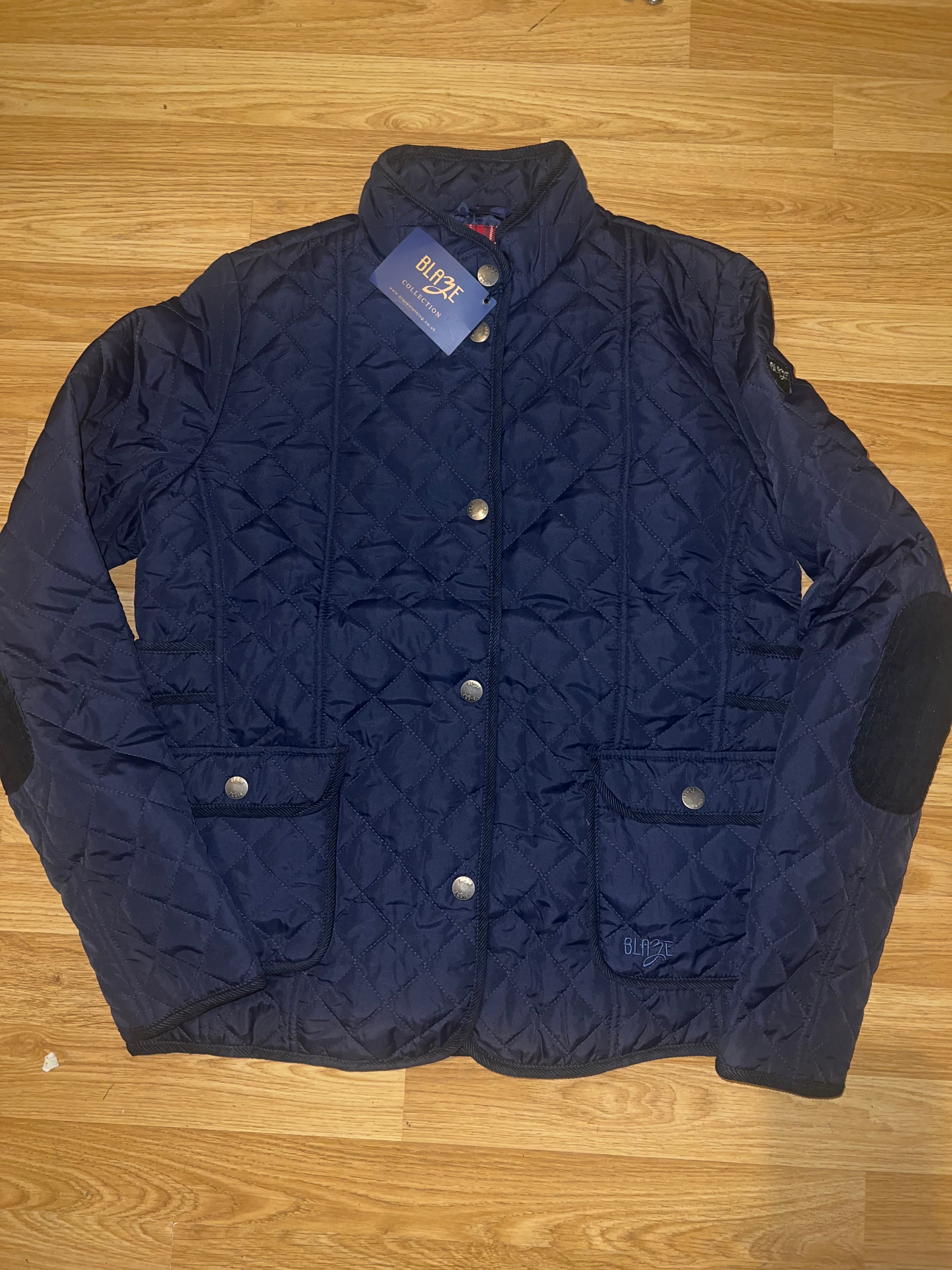 Blaze Quilted Country Jacket - Size 10 or 14