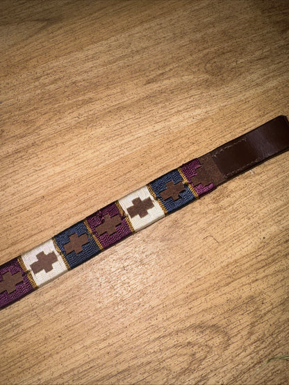 Rydale Cob Size POLO Brown Leather Browband Second Hand Horse Tack