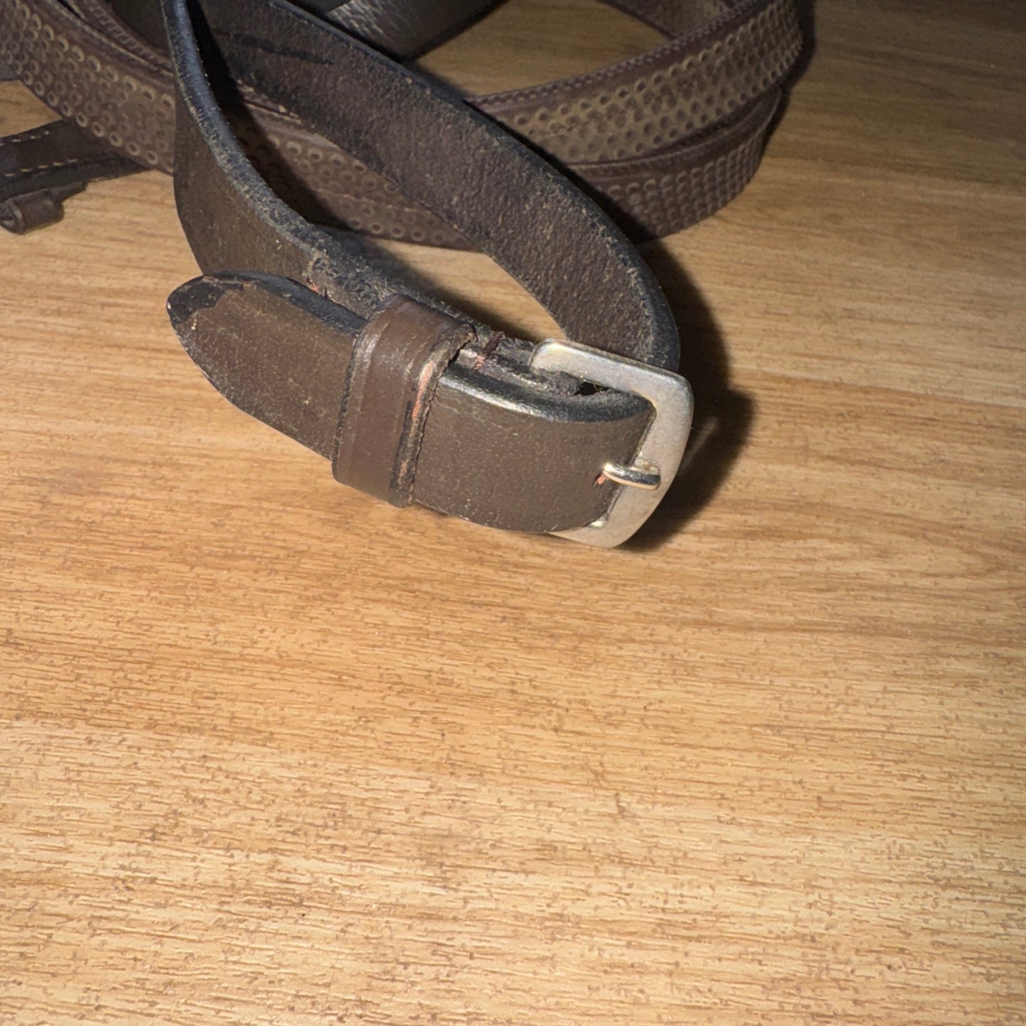 Brown Rubber Full Size Reins #117