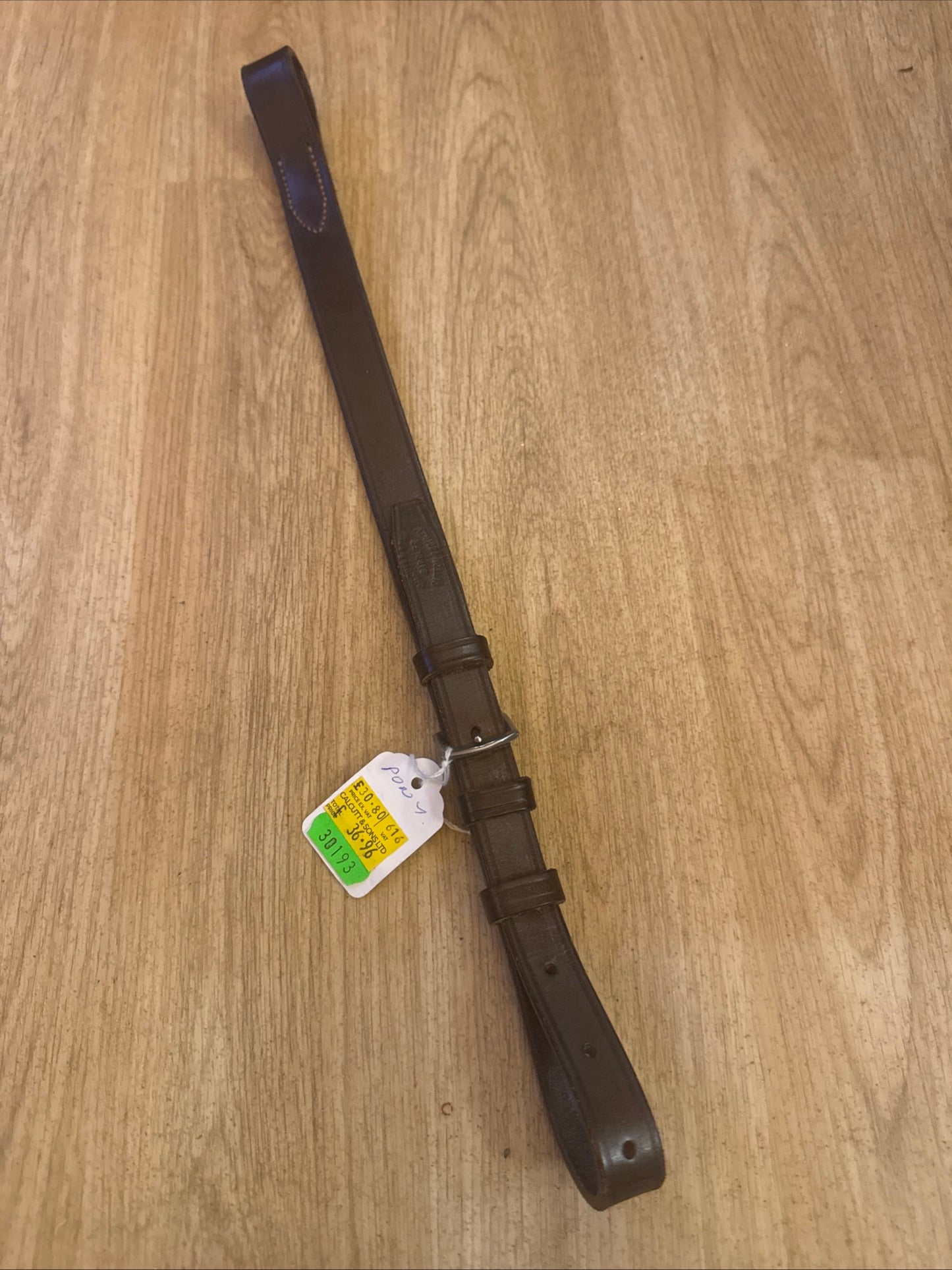 Calcut & Sons Standing Martingale Attachment - English Leather - Pony