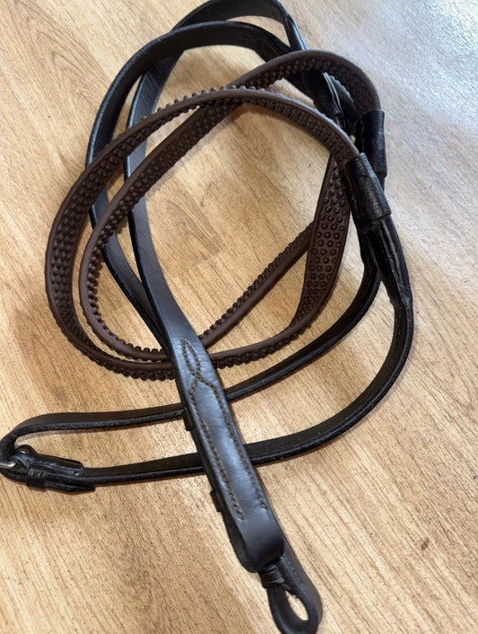 Bio Grip English Leather Full Size Reins #53