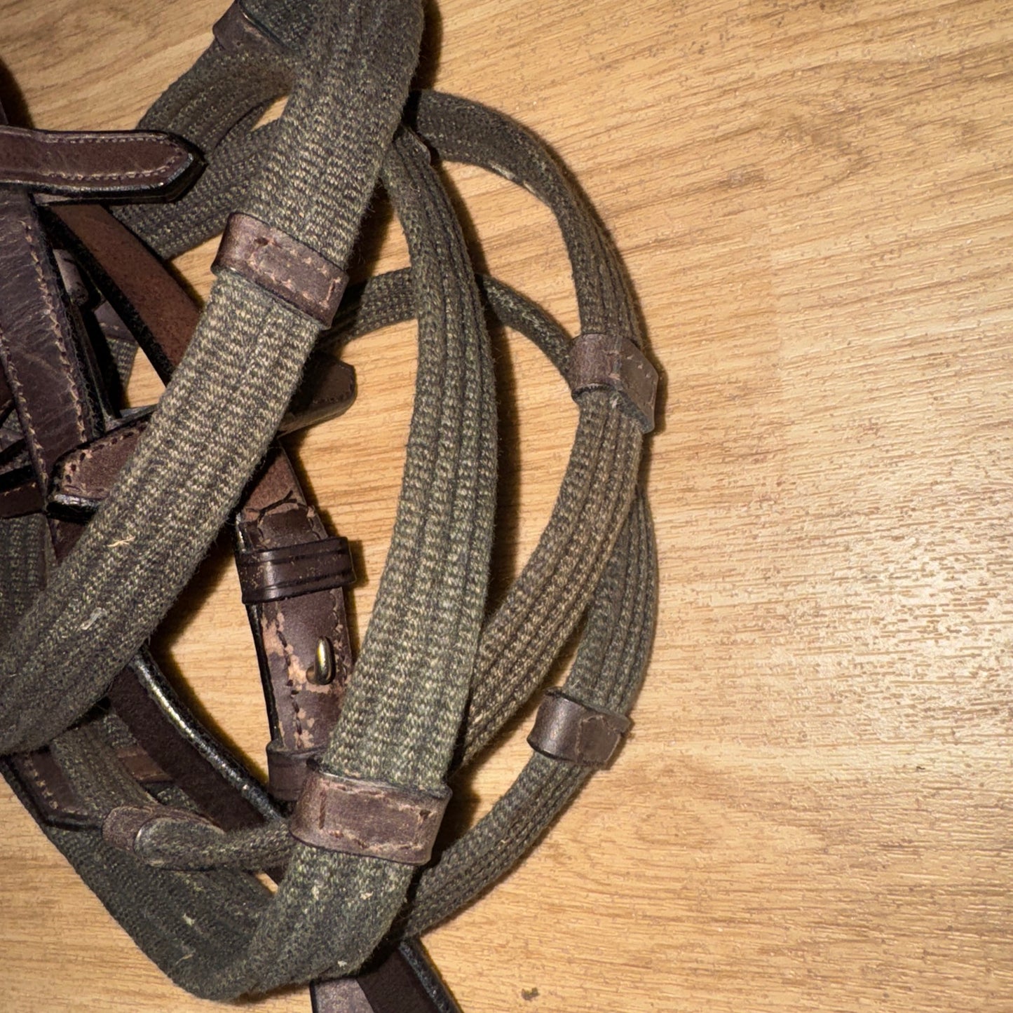 Full Size English Havana Continental Reins #83
