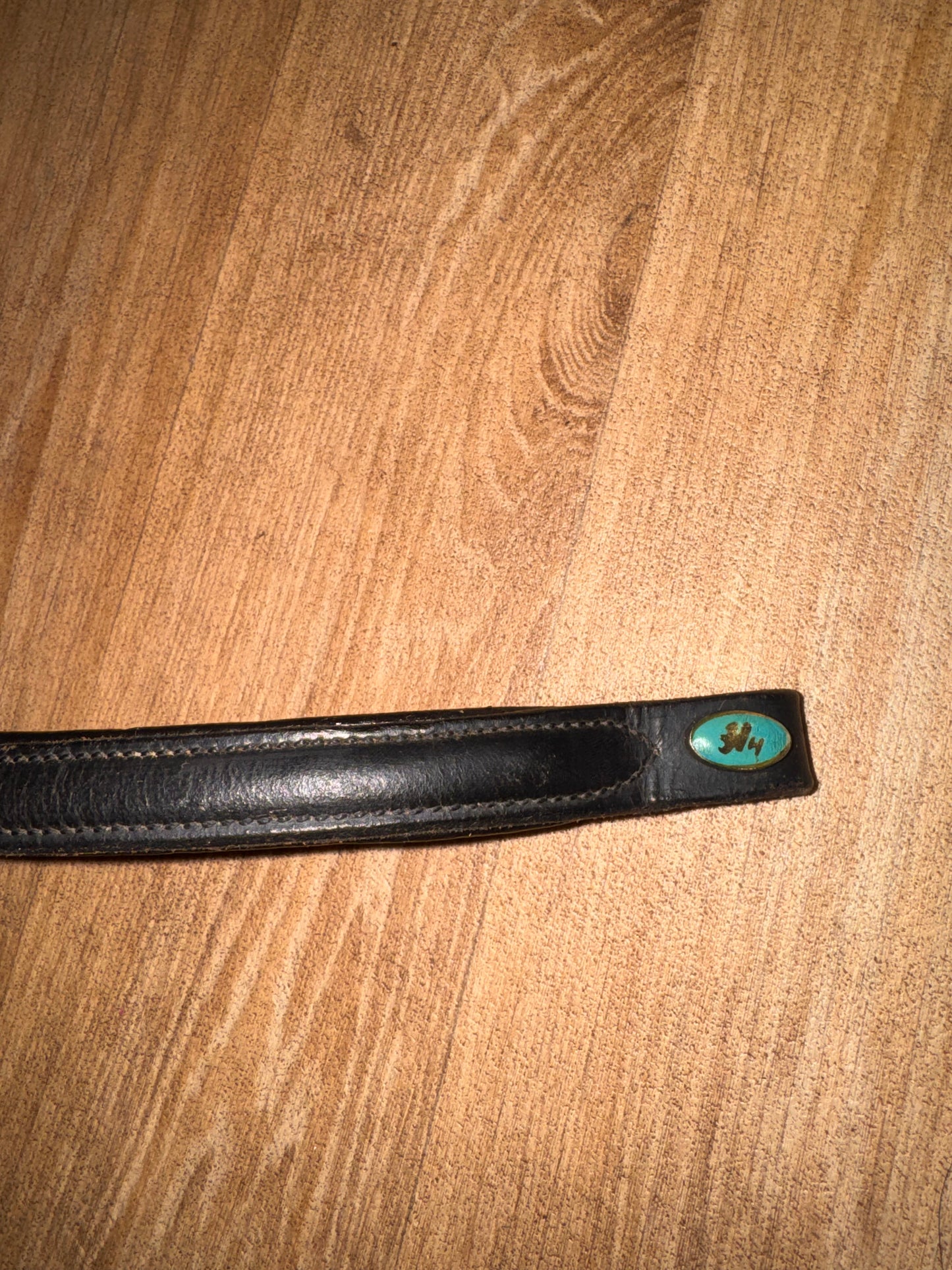Hy Black Raised Leather Browband | Small Pony #214