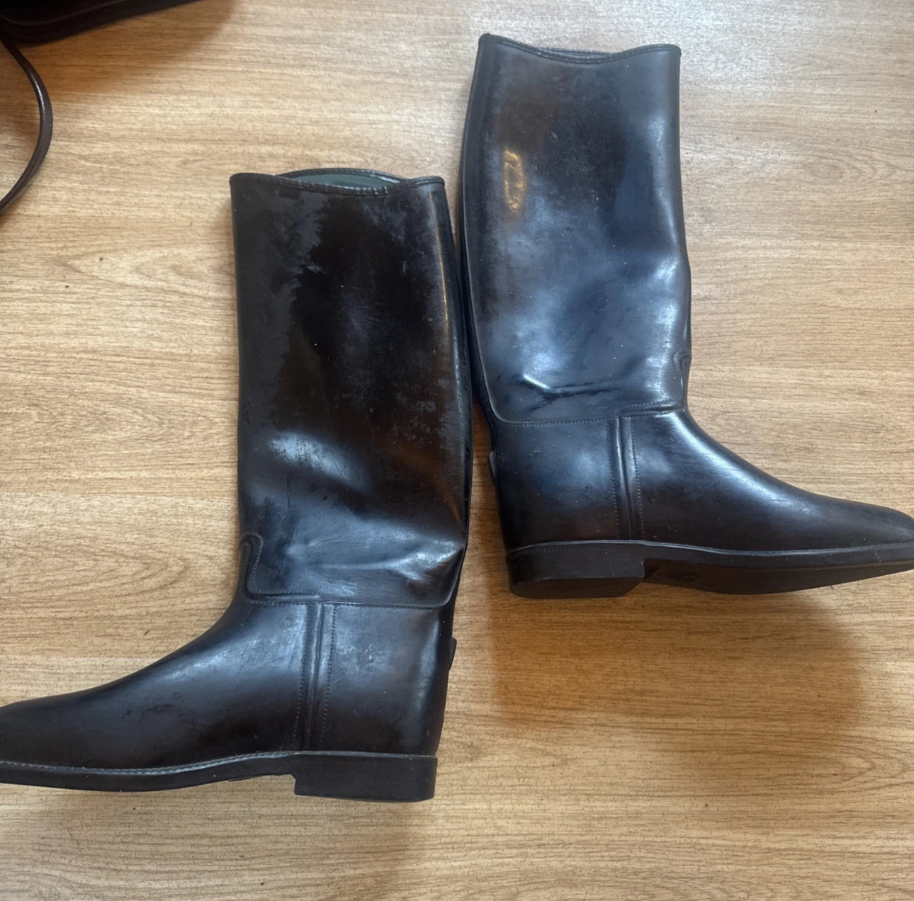 Aigle Long Rubber Riding Boots - Size 4 Childs
