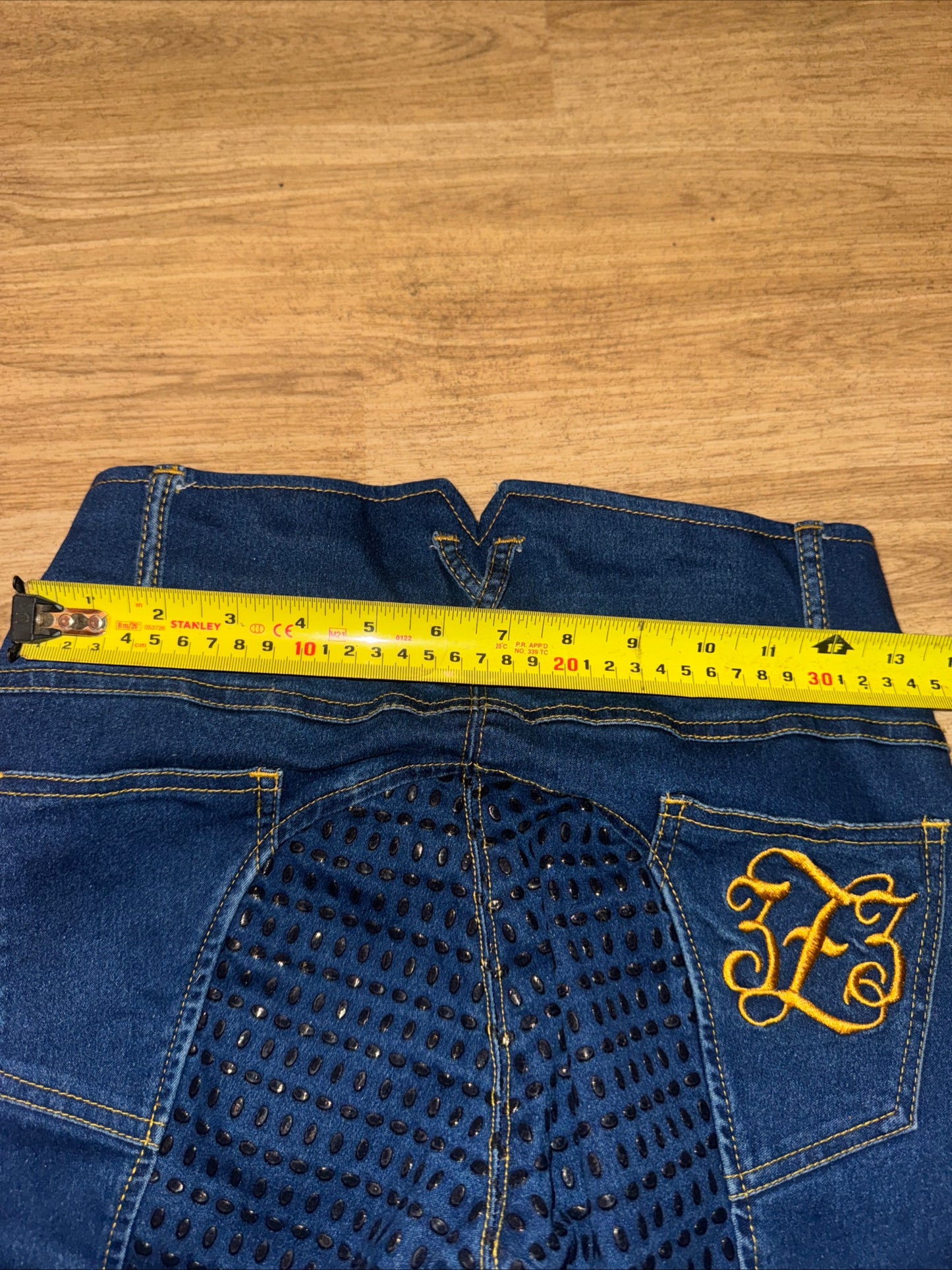 Denim Stretch Full Gel Seat Breeches - Ladies 26”
