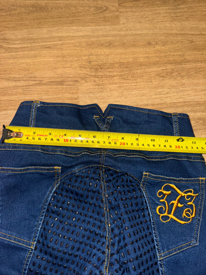 Denim Stretch Full Gel Seat Breeches - Ladies 26”