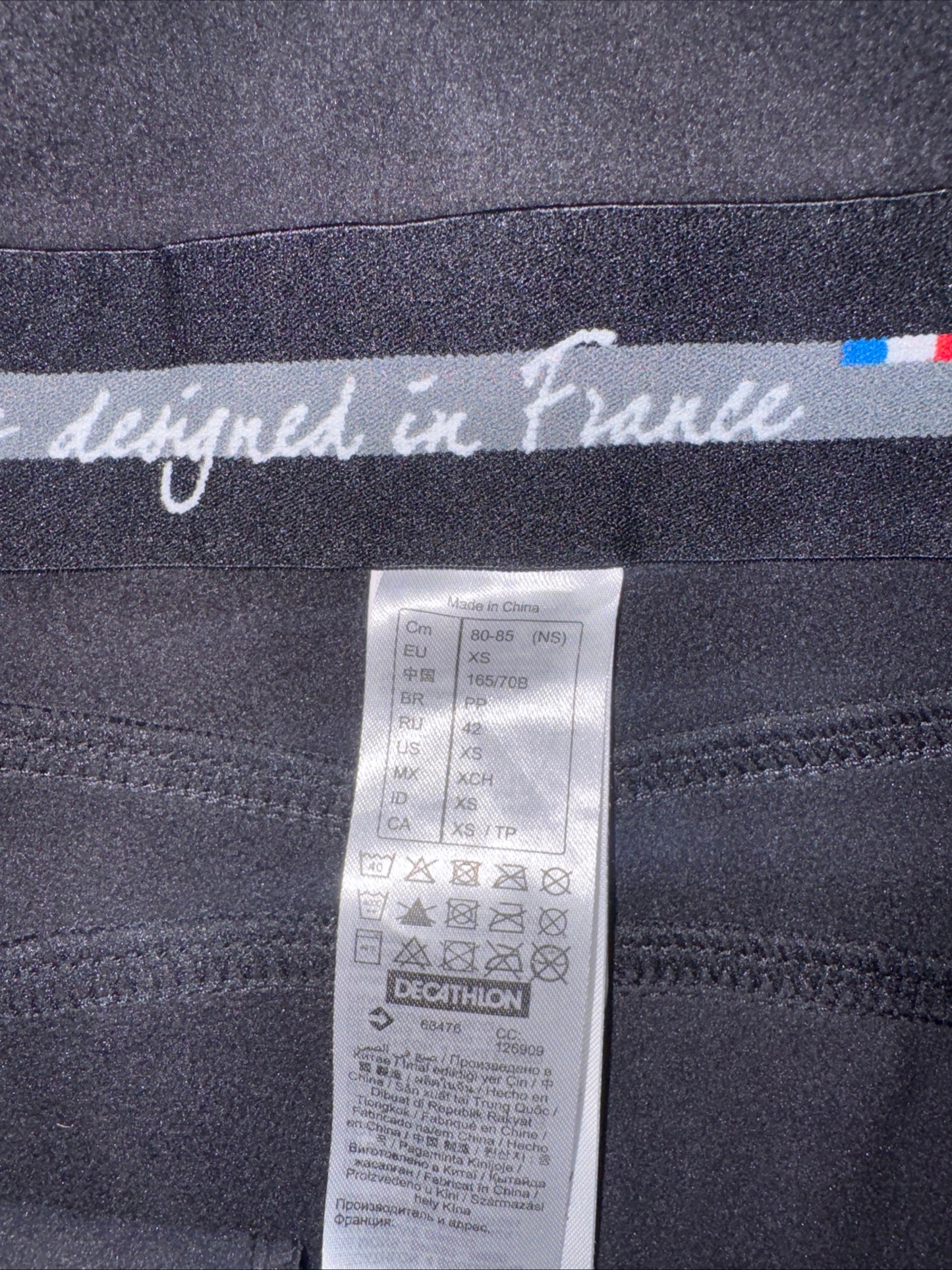 Fouganza Black Waterproof Fleece Breeches | Ladies 26” Warm