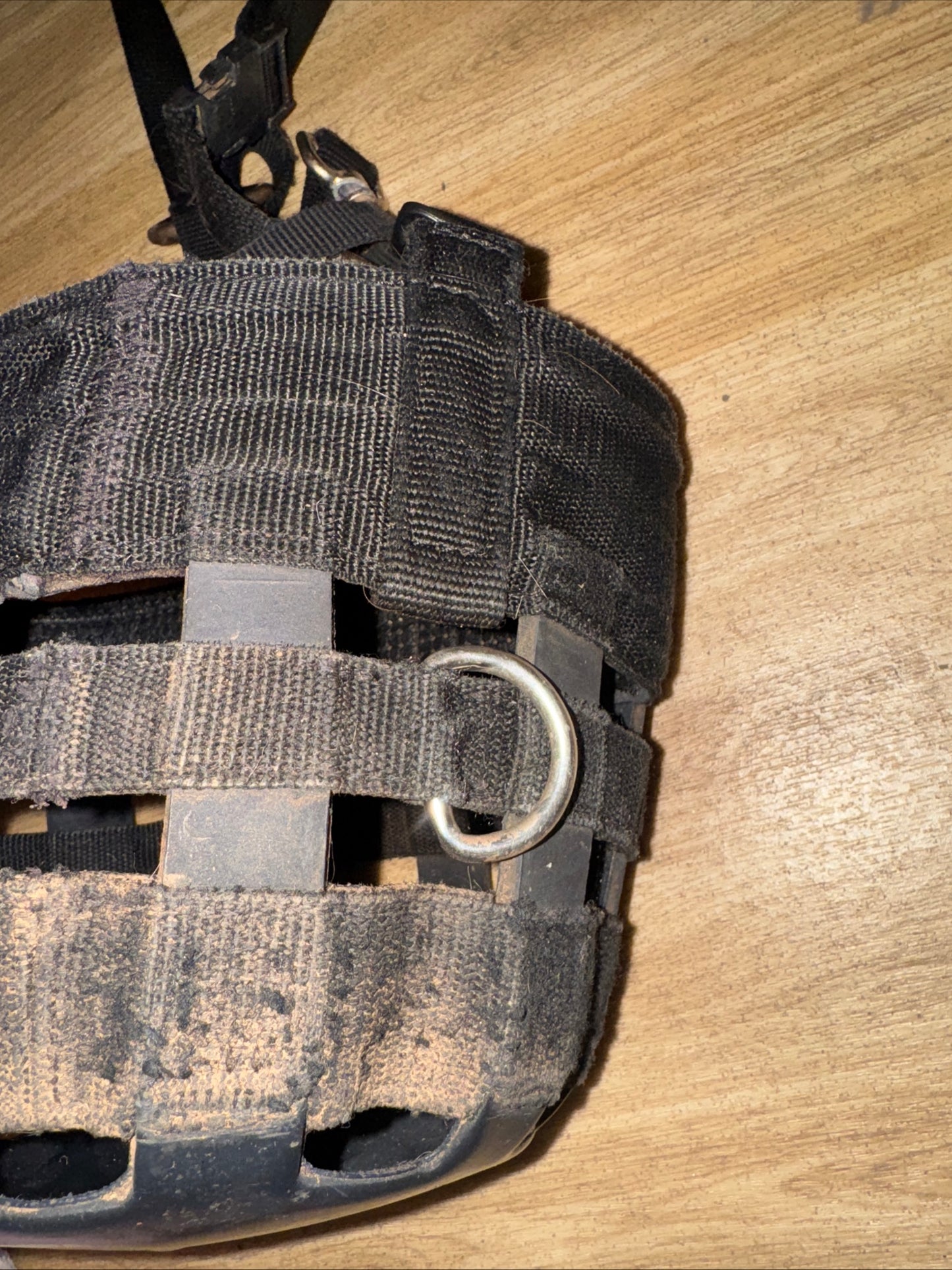 Black Size Large Grazing Muzzle - Obese Laminitis #8