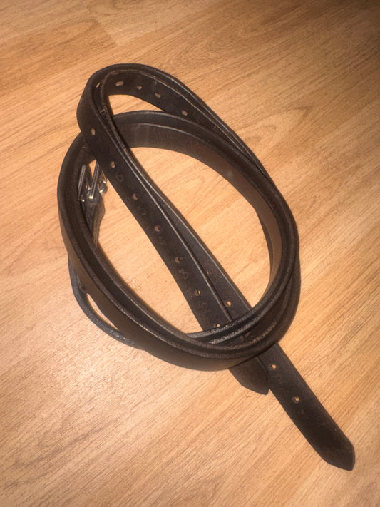 Dark Brown English Stirrup Leathers 54”  #311 Horse Tack