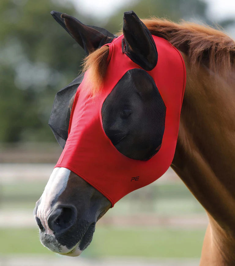Premier Equine Comfort Tech Lycra Fly Mask .