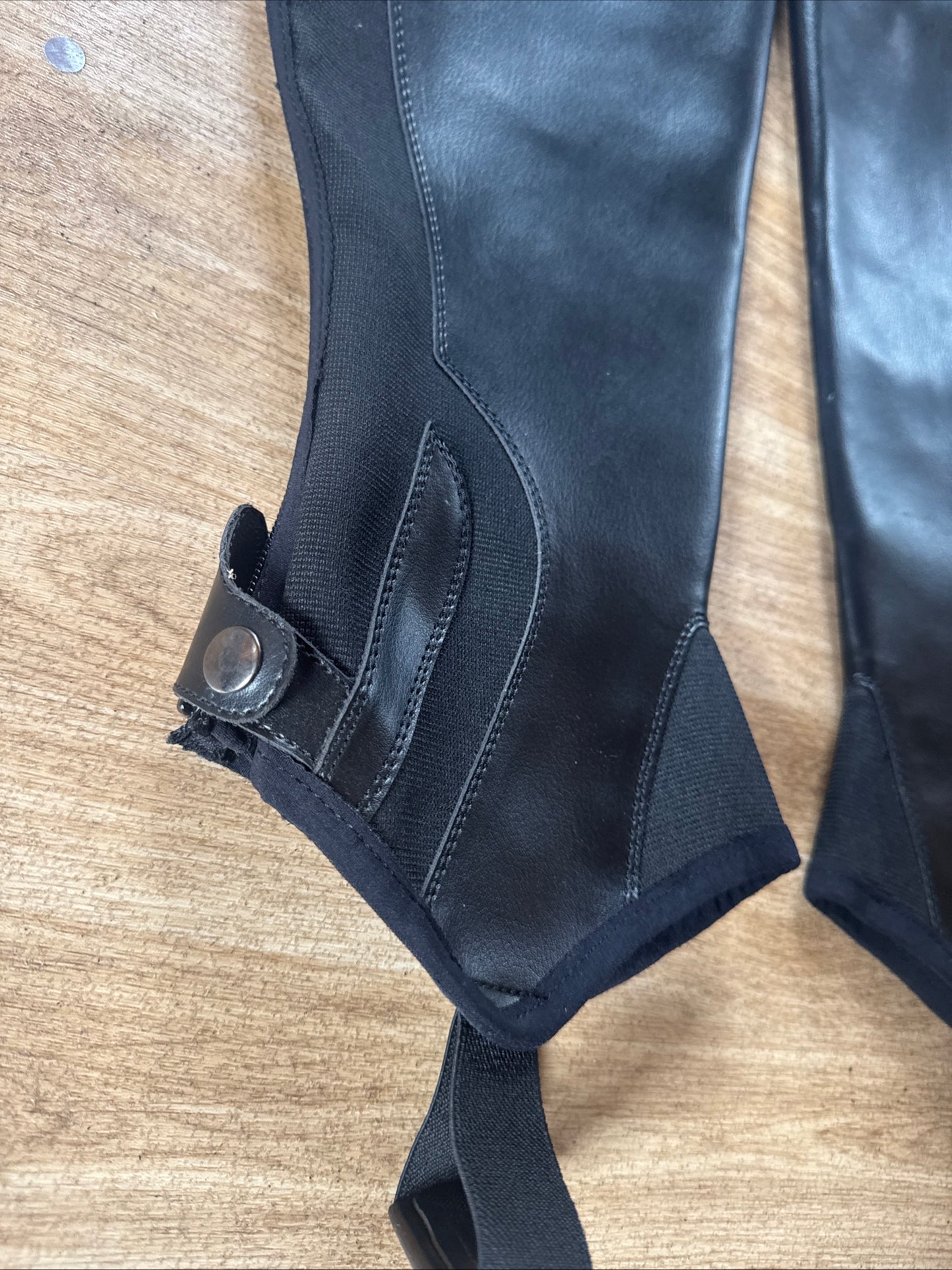 Saxon Extra Large Leather Look Chaps