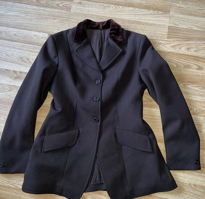 Brown Size 32” Chest Horse Riding Show Jacket #24