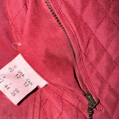 Pikeur Burgandy Quilted Gilet - Ladies 12