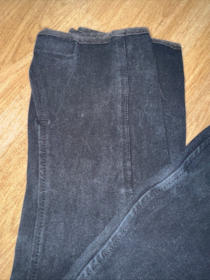Rhinegold 32” Black Stretch Full Suede Seat Breeches