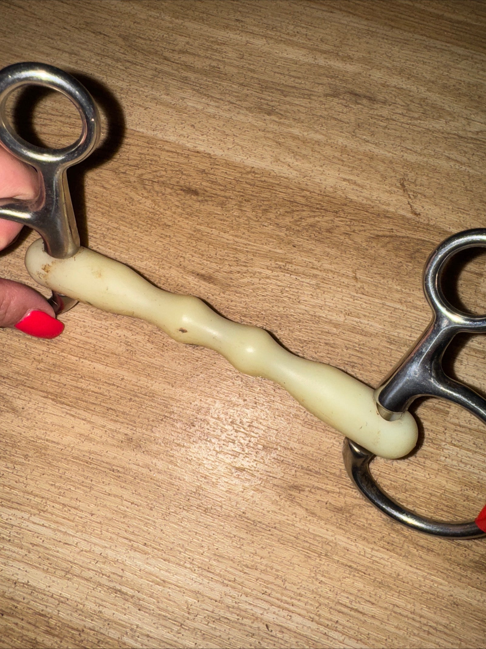 Genuine Happymouth 4.5” Hanging Cheek Snaffle