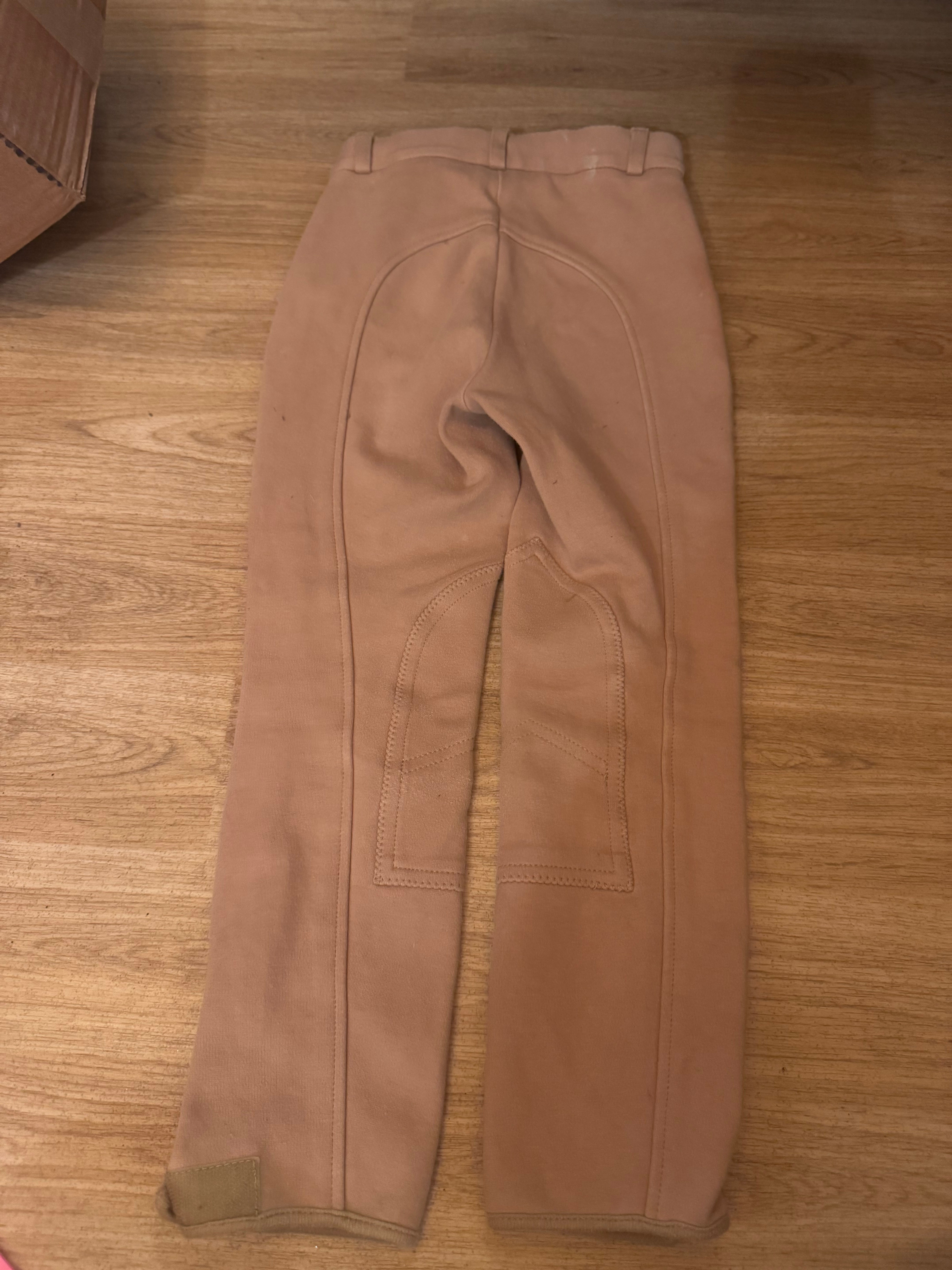Shires Saddlehuggers Beige Breeches - Childs 20”