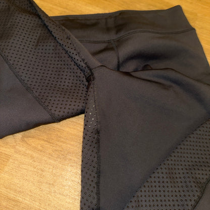 Bridleway Grey Green Fleece Lined Riding Tights Ladies Large Winter Warm