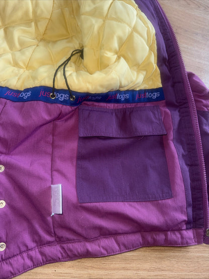 Just Togs Purple Warm 11/12 Yrs Horse Riding Jacket Coat | Second Hand Rider