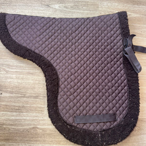 Comfort Zone Equestrian Straight Cut Brown Numnah 17”