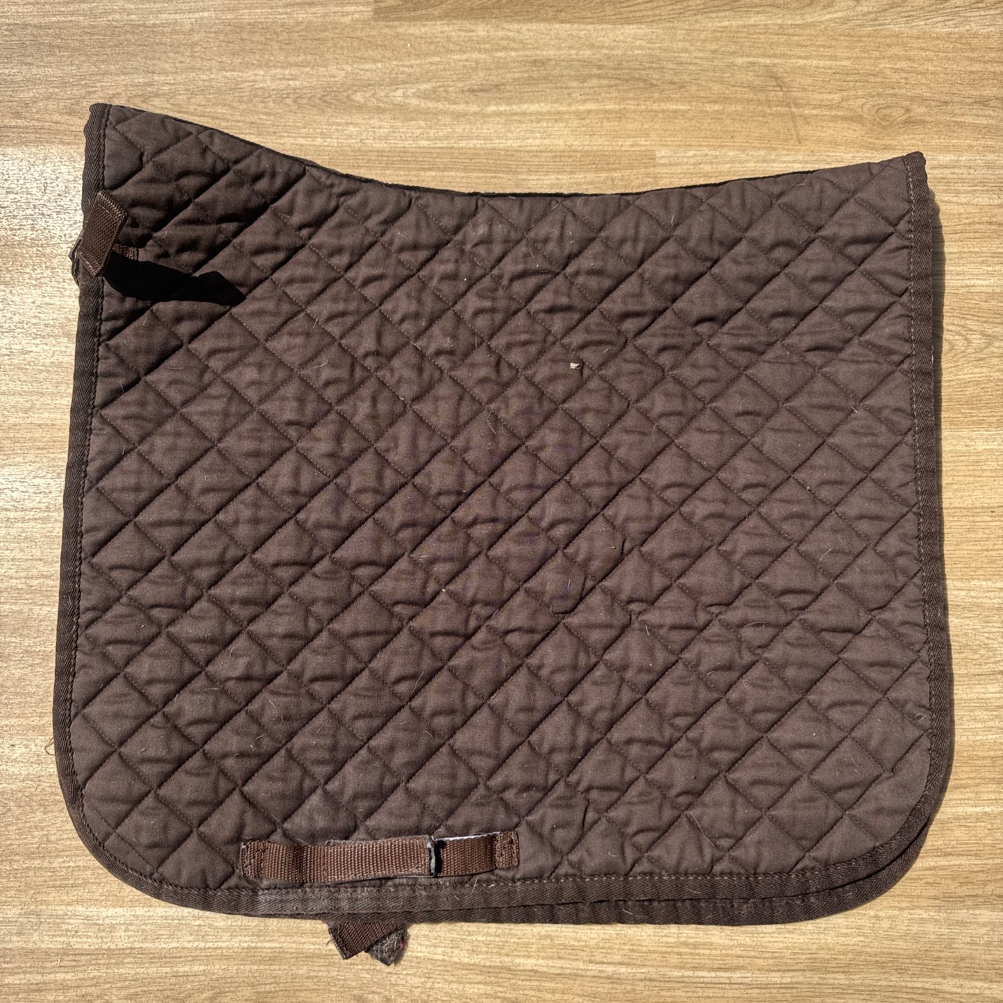 Nuumed Brown Quilted Dressage Square Saddle Pad Medium | Second Hand Tack