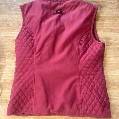 Pikeur Burgandy Quilted Gilet - Ladies 12