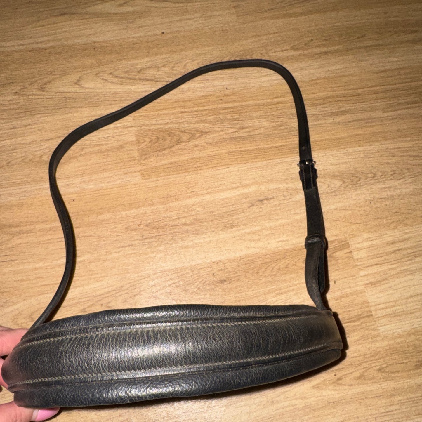 English Leather Padded Size Cob Black Noseband #22 Second Hand Tack Horse