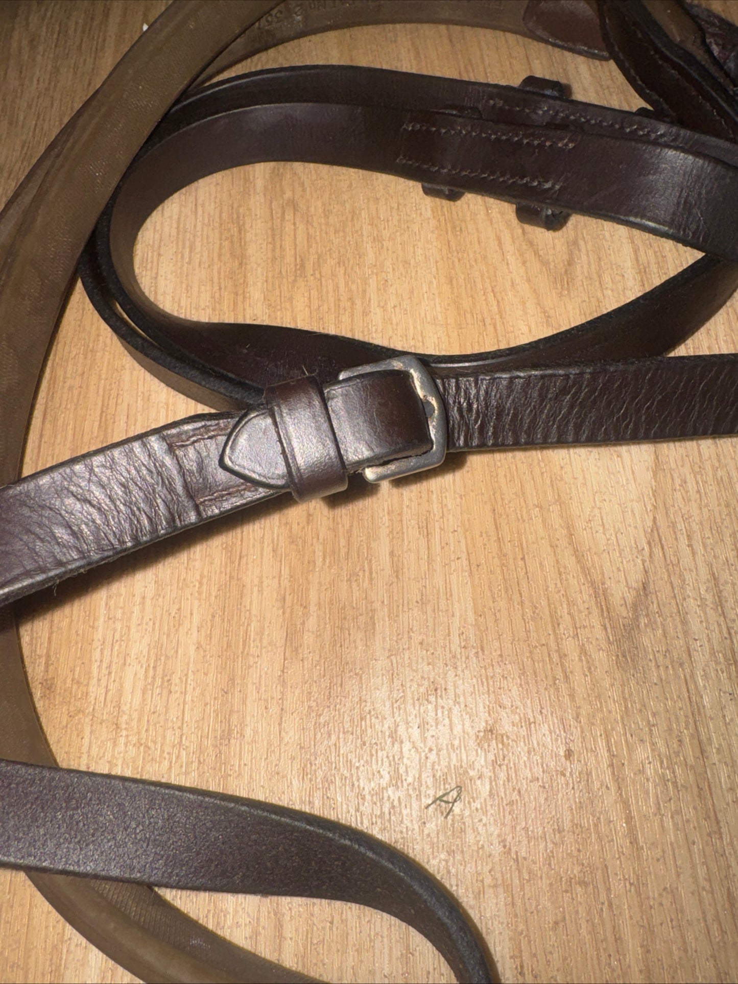 Brown Rubber EVENTA Reins Size X Full | Second Hand Horse Tack #890