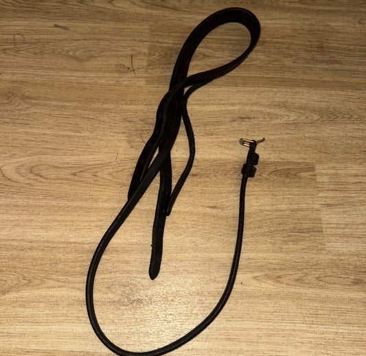 Black COB ENGLISH Leather Headpiece -  #361