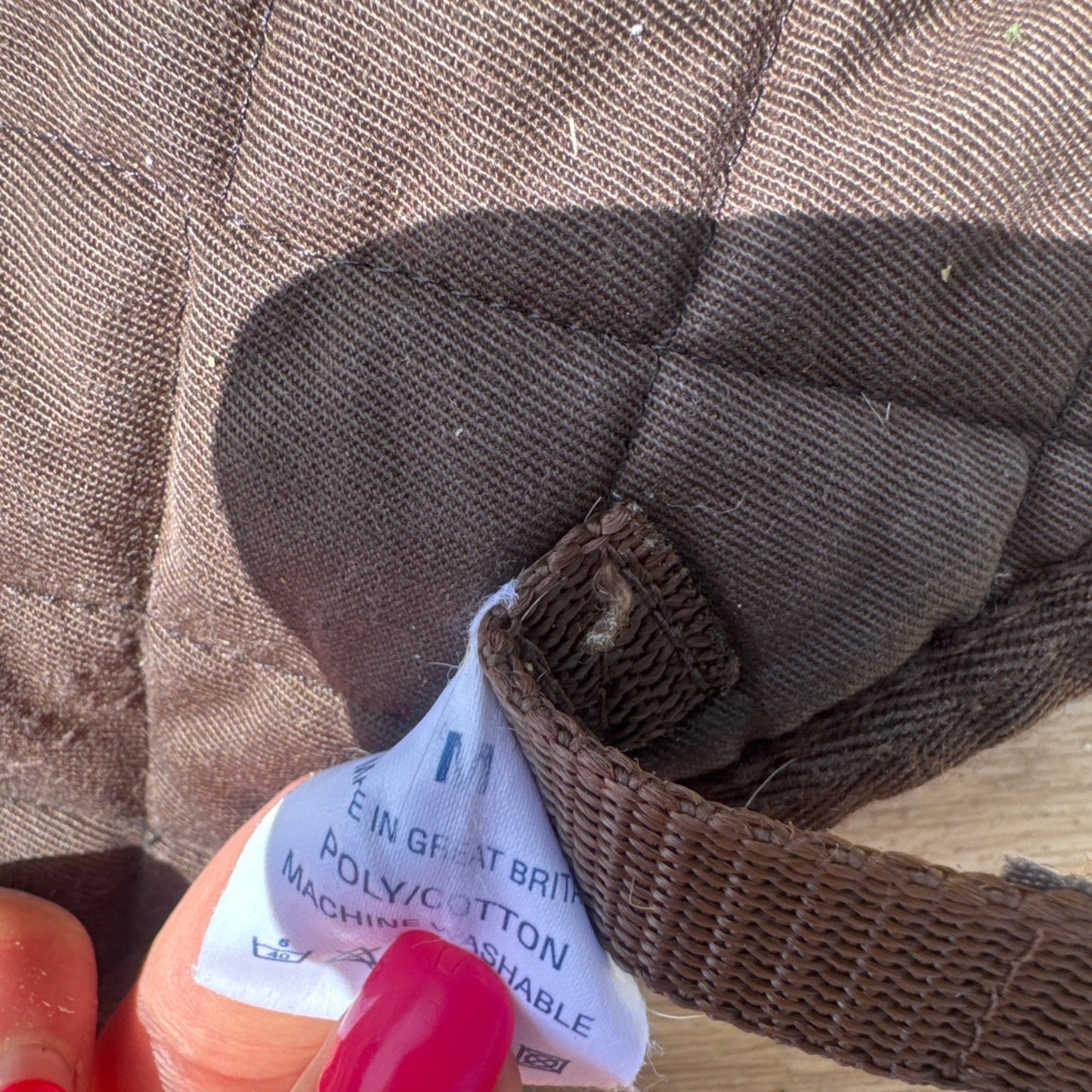 Nuumed Brown Quilted Dressage Square Saddle Pad Medium | Second Hand Tack