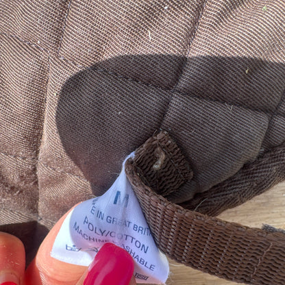 Nuumed Brown Quilted Dressage Square Saddle Pad Medium | Second Hand Tack
