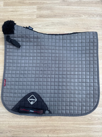 Lemieux Grey Pro Sport Dressage Saddle Pad Size Large Second Hand Horse Tack