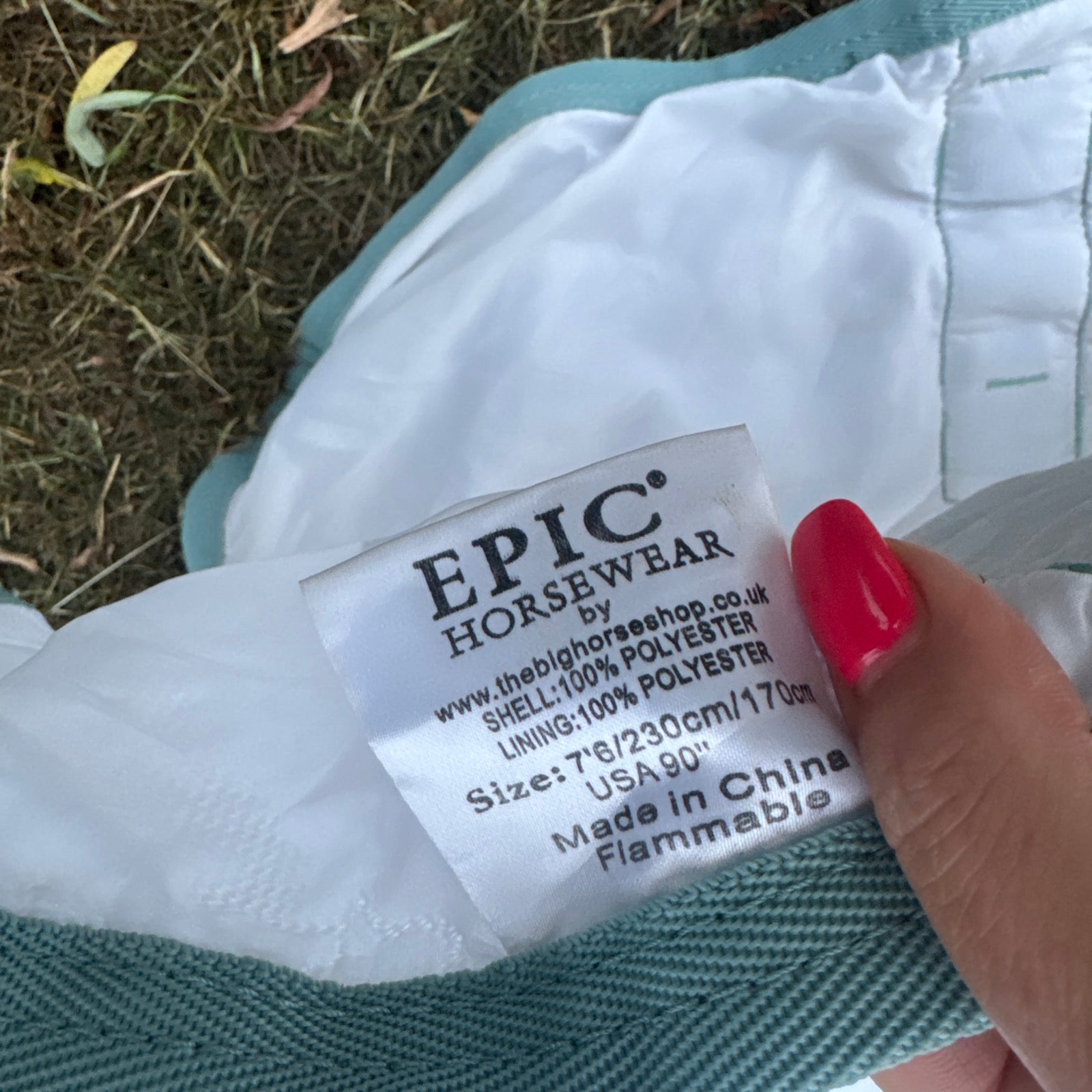 Epic Big Horse Rug Shop Fly Rug 7’6