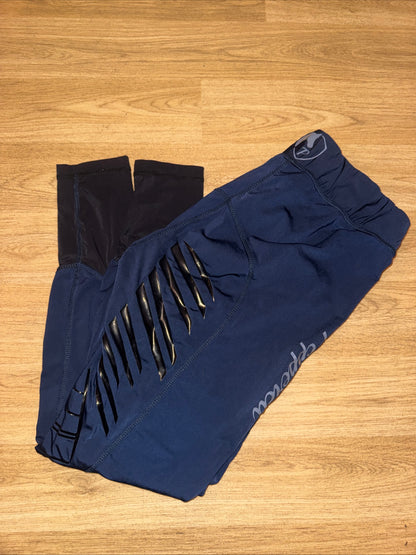 Pepperell Gel Seat Navy Horse Riding Tights Size 14/16 XXL Fleece Lined