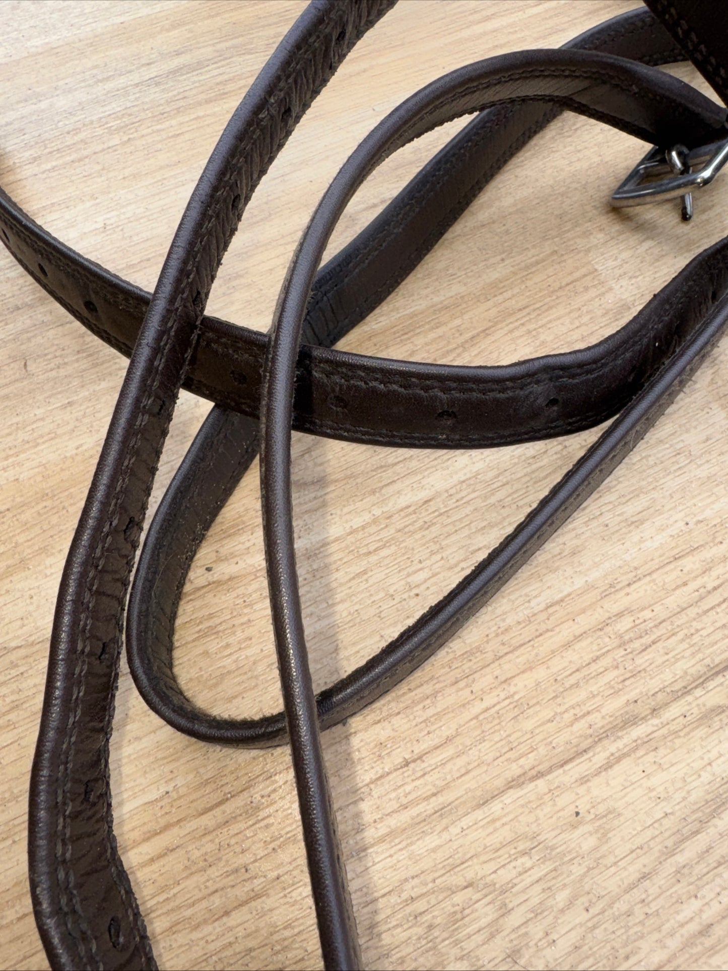 Kieffer Brown Bonded Leather Stirrup Leathers 140 | Second Hand Quality Tack #1