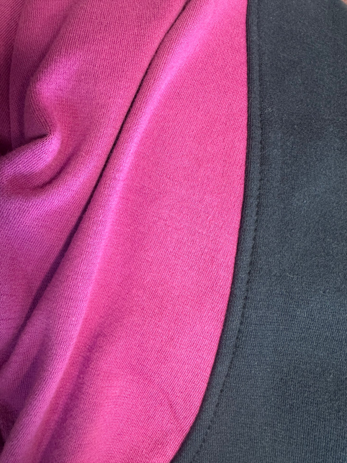 Shires Wessex Embroidered 2 Tone Jodhpurs Navy Pink