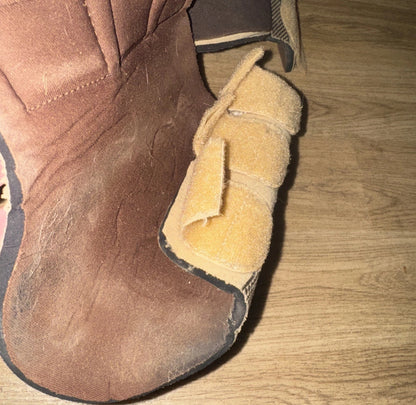 Equilibrium Tri Zone Size 3 Brushing Boots - Brown