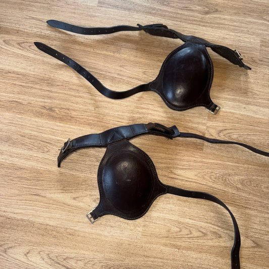 English Leather Size Cob Knee Boots