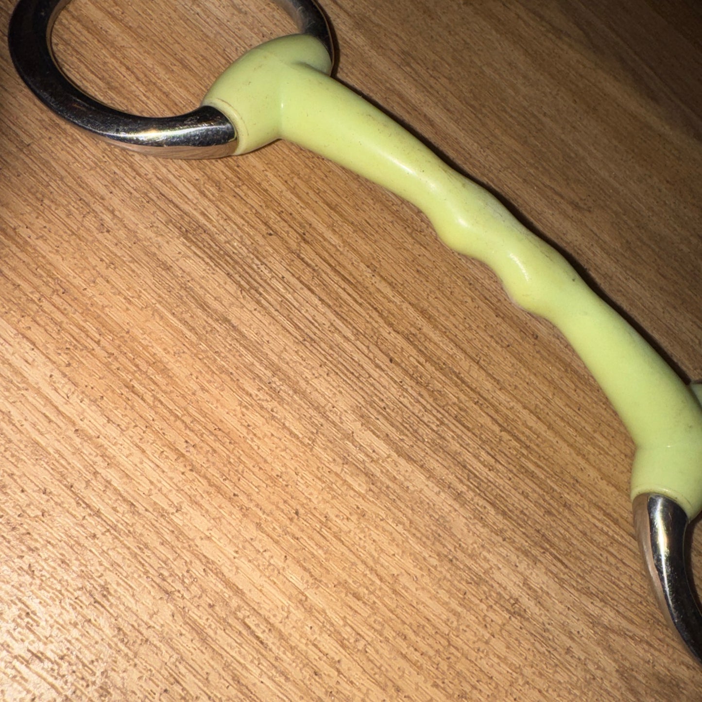 Eggbutt Mullen Mouth Snaffle 5” Like Happymouth Nylon Second Hand Tack