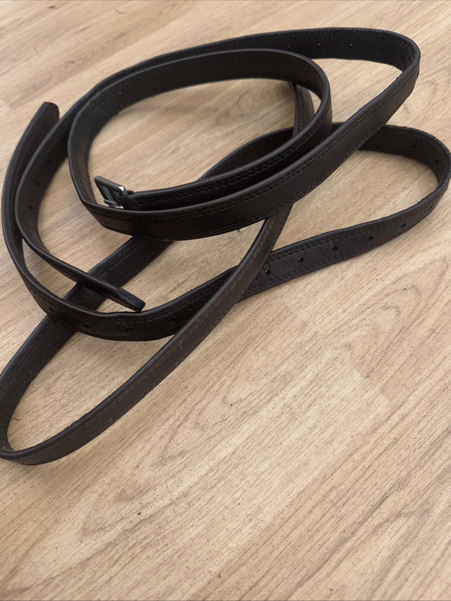 Kieffer Brown Bonded Leather Stirrup Leathers 140 | Second Hand Quality Tack #1