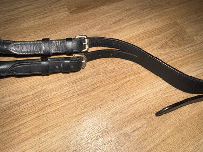 Black Leather Full Size Crupper - Saddle Harness Second Hand Tack