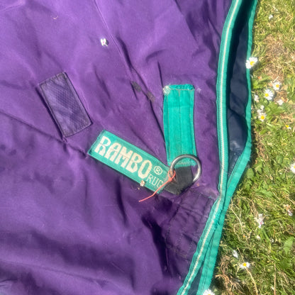 Rambo Size 6’0 300gm Turnout Rug Half Neck | Second Hand Horse Cob Tack