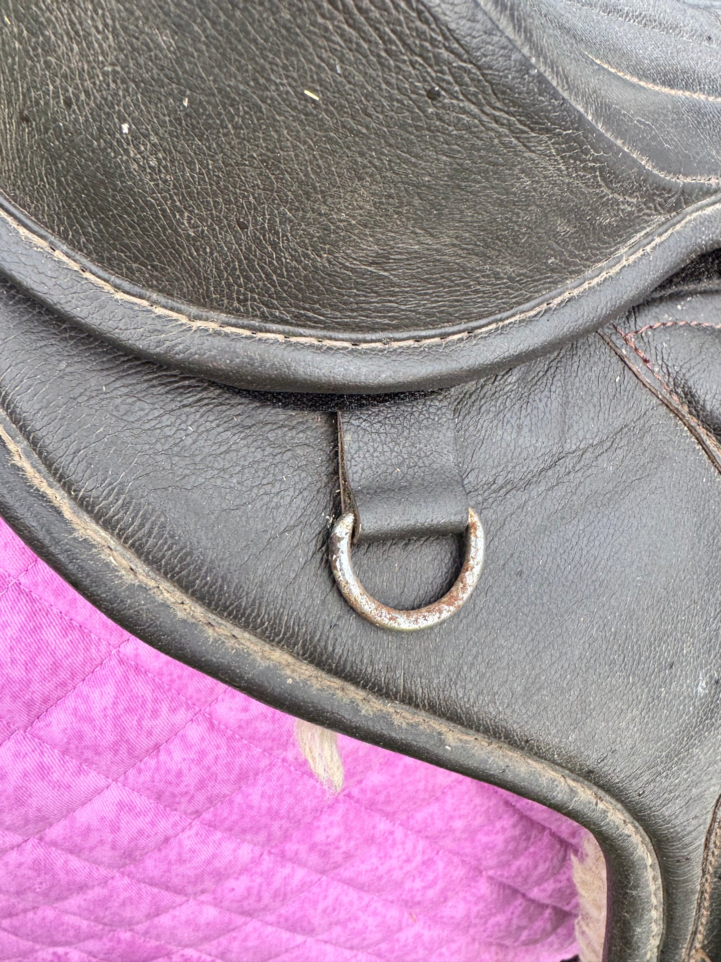 Cosmic Leathers Uk Brown Treeless Saddle | Second Hand Tack Horse  #506